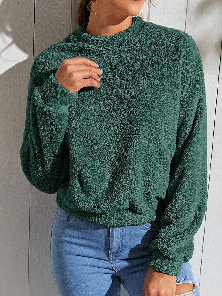 Damen Flauschiger Freizeitpullover R&B