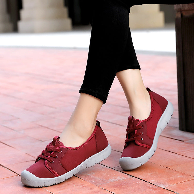 Damen Freizeit-Sneaker mit flexiblem Obermaterial und rutschfester Sohle