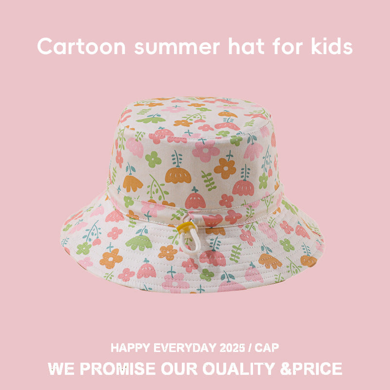 Kinder Sonnenhut mit fröhlichem Motiven R&B