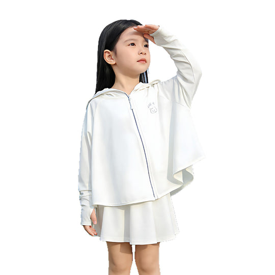 Mädchen Leichte UV-Schutz Kapuzenjacke R&B