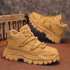 Damen Trendige High-Top Sneakers mit rutschfester Sohle und dämpfender Innenausstattung R&B