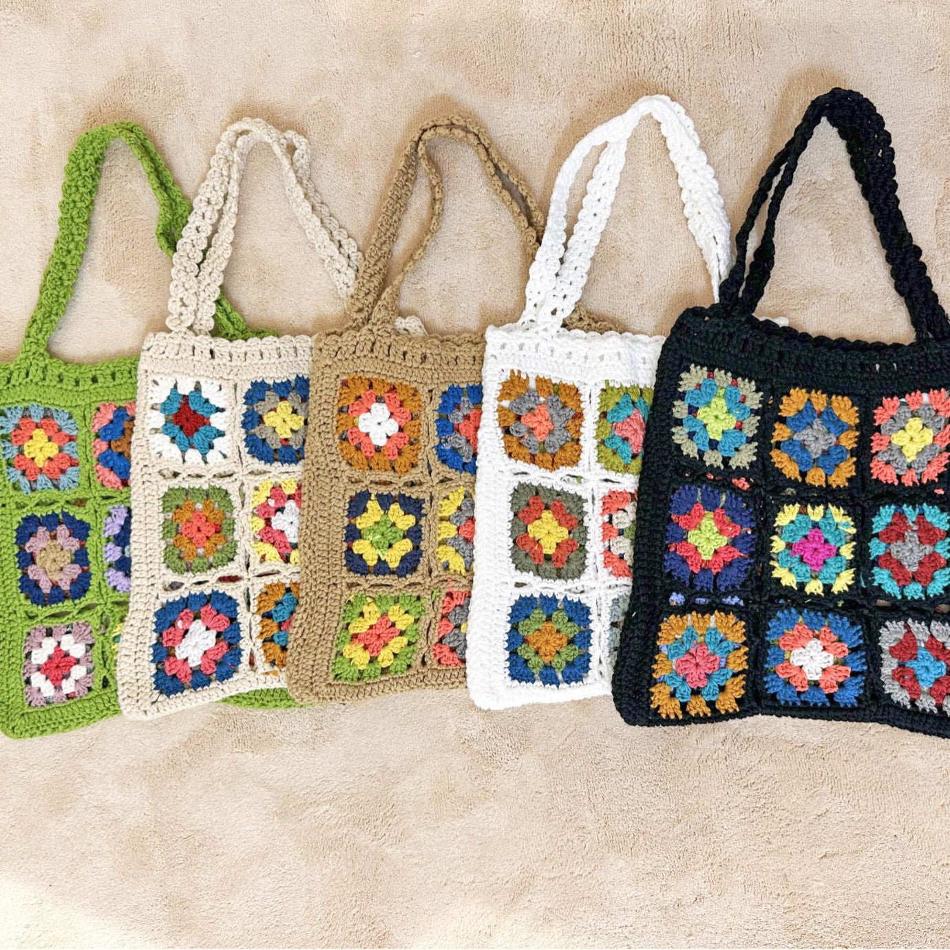 Damen Handgefertigte Häkel-Tasche R&B