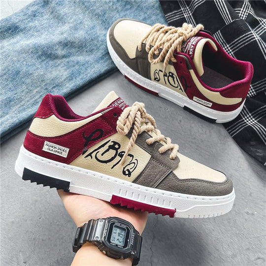 Damen Trendige Freizeitsneaker mit kontrastierendem Obermaterial R&B
