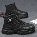 Damen Robust und stilvoller High-Top Stiefel mit rutschfester Sohle und stoßdämpfendem Innenfutter R&B
