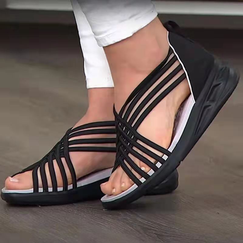 Damen Sportliche Freizeitsandalen mit atmungsaktivem Obermaterial und rutschfester Sohle R&B