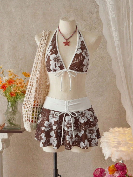 Damen Bikini-Set mit Rock R&B