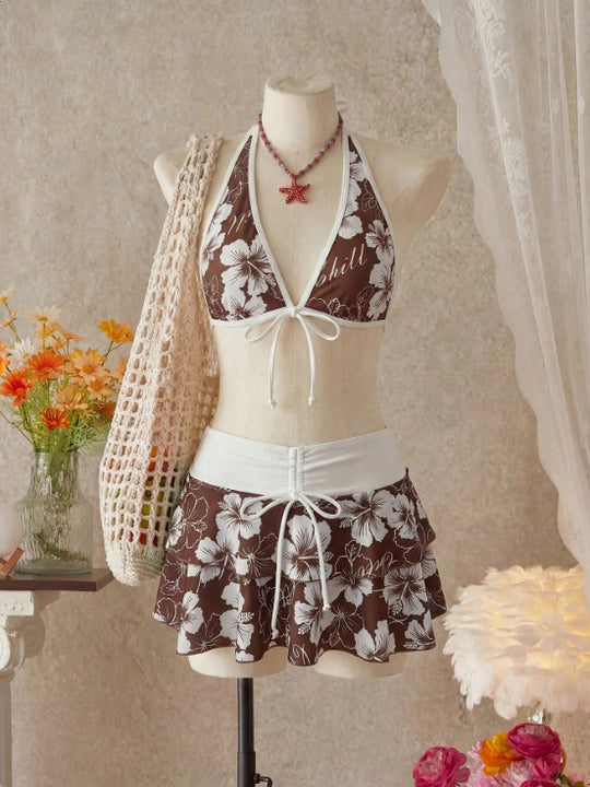 Damen Bikini-Set mit Rock R&B