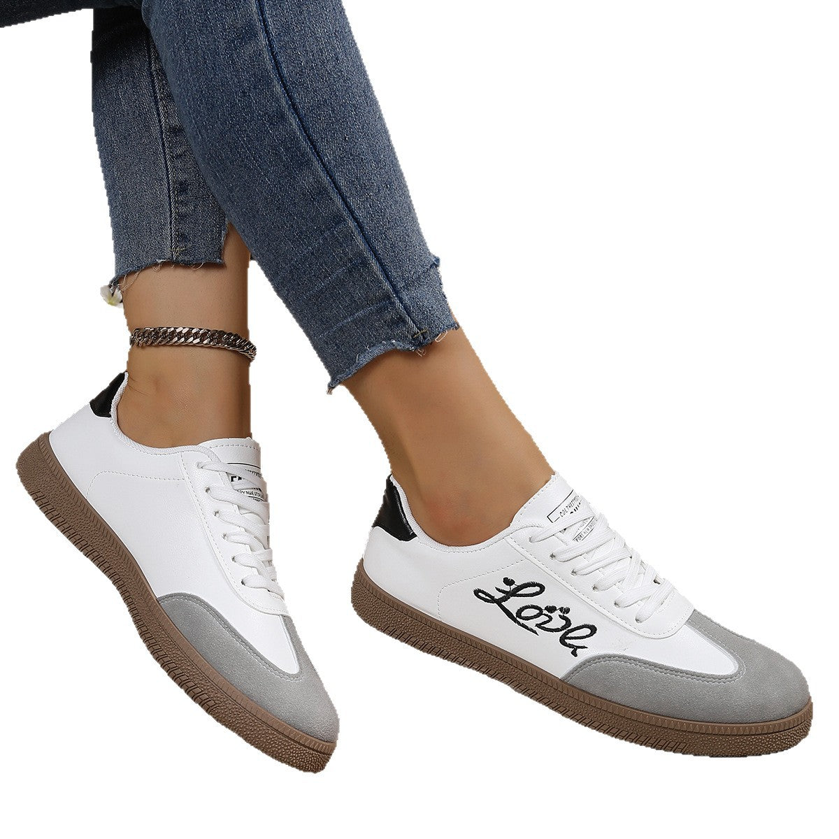 Damen Sportliche Sneakers mit modernem Obermaterial und rutschfester Sohle R&B