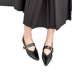 Damen elegante Pumps mit glänzendem Riemchen R&B