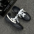 Damen sportliche Freizeitschuhe mit glattem Obermaterial und sportlichem Design R&B