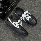 Damen sportliche Freizeitschuhe mit glattem Obermaterial und sportlichem Design R&B