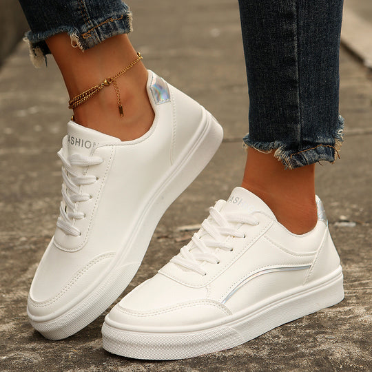 Damen Modische Sneaker mit goldenen Akzenten und rutschfester Sohle R&B