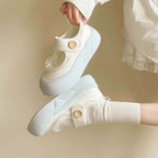 Damen bequeme Sneaker mit verstellbarem Klettverschluss und elastischem Obermaterial R&B
