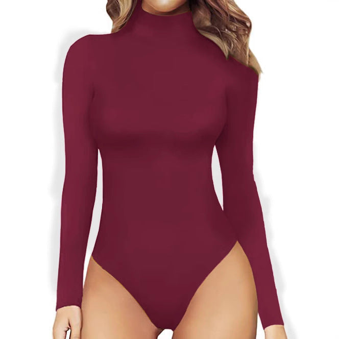 Damen Langärmliger Rollkragenbody R&B