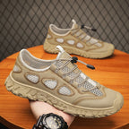 Damen Bungee-Sneaker mit atmungsaktivem Mesh-Obermaterial und rutschfester Sohle