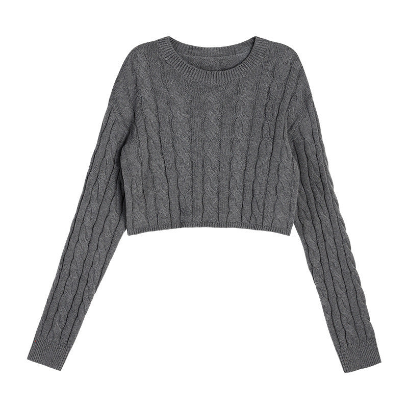 Damen Grobstrickpullover mit strukturiertem Muster und lässigem Schnitt R&B
