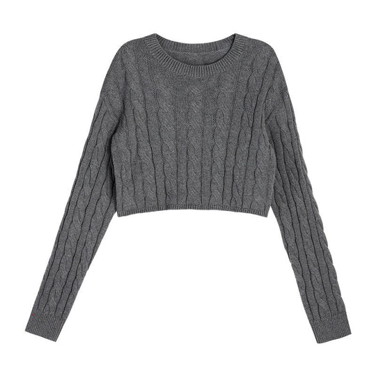 Damen Grobstrickpullover mit strukturiertem Muster und lässigem Schnitt R&B