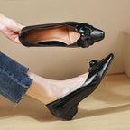 Damen Ballerinas mit elegantem Blumenapplikation