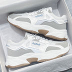 Damen Modische und bequeme Sport-Sneaker mit atmungsaktiver Mesh-Oberfläche und dämpfender Sohle R&B