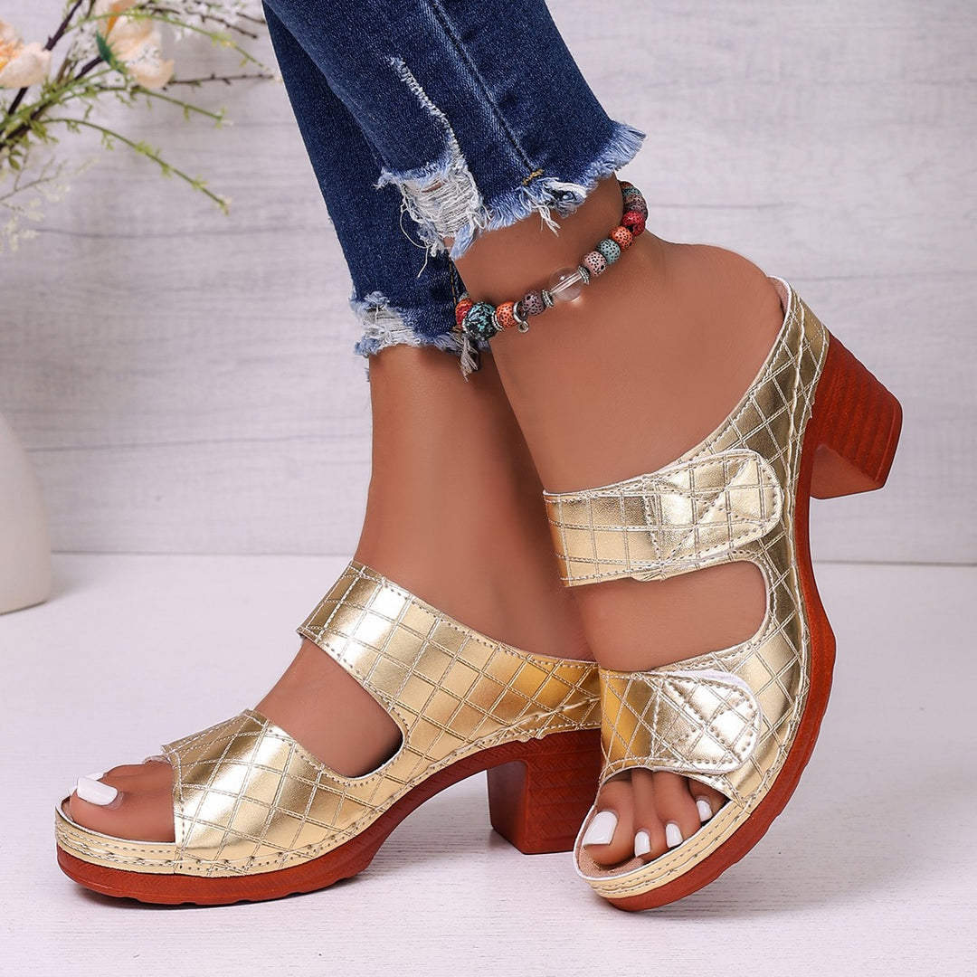 Damen elegante Clogs mit verstellbarem Riemendesign R&B