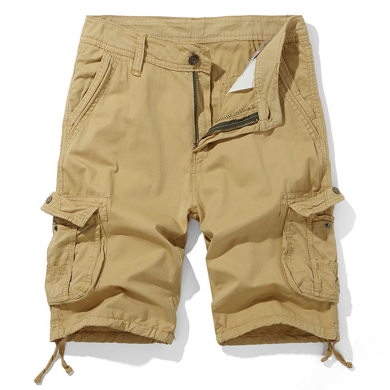 Herren Cargo-Shorts mit praktischen Taschen und verstellbarem Kordelzug R&B