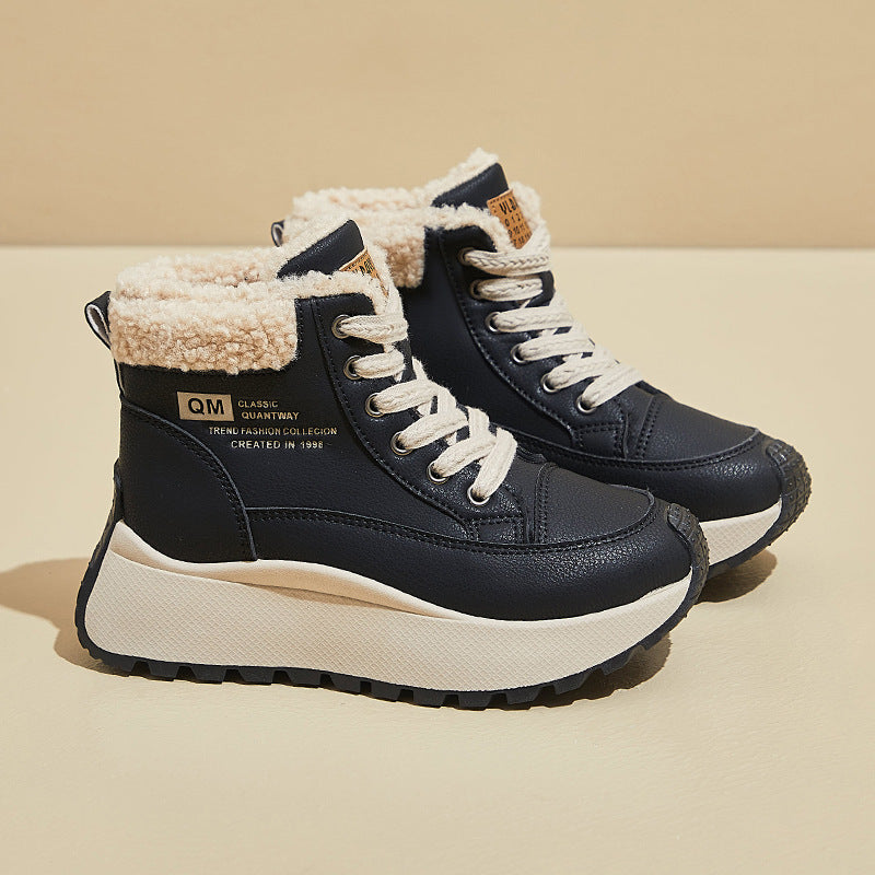 Damen Urbanen Winterstiefel mit weichem Futter und rutschfester Sohle R&B