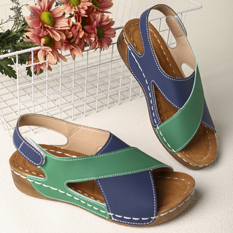 Damen Komfortable und elegante Clogs mit Kreuzriemen R&B