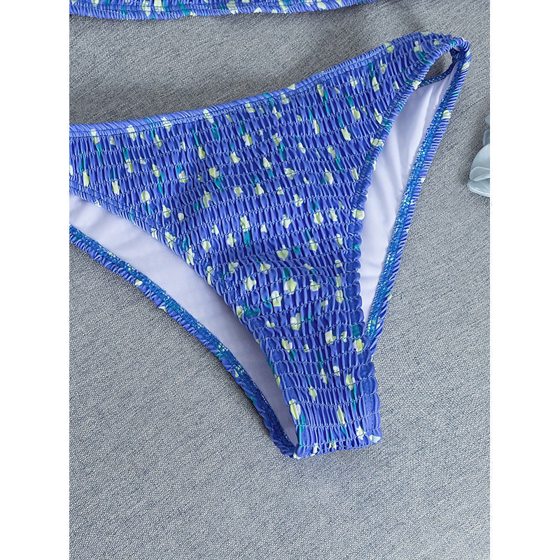 Damen Bikiniset mit verstellbarem Oberteil und hohem Bund R&B