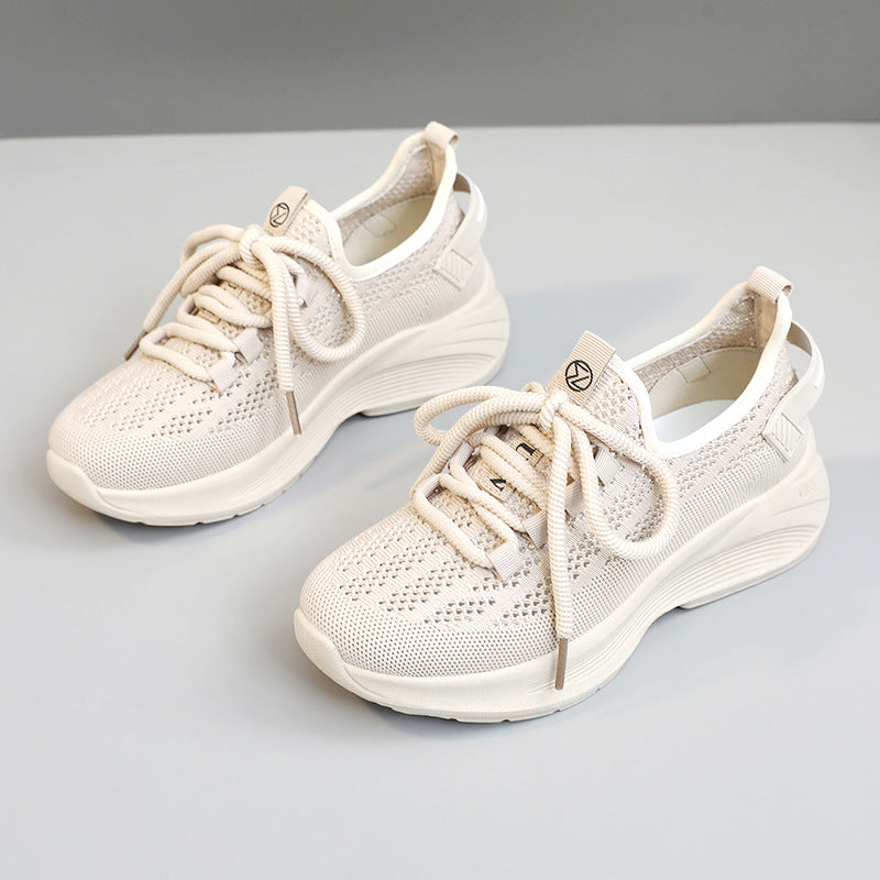 Damen moderne Sneakers mit atmungsaktiver Mesh-Oberfläche und dämpfendem Sohlenprofil R&B