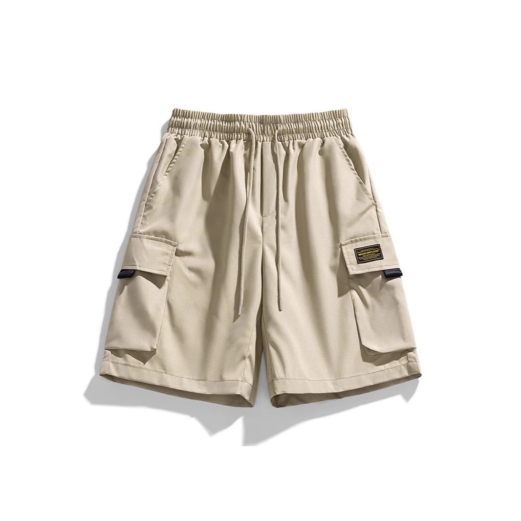 Herren Cargo-Shorts mit elastischem Bund und praktischen Taschen R&B