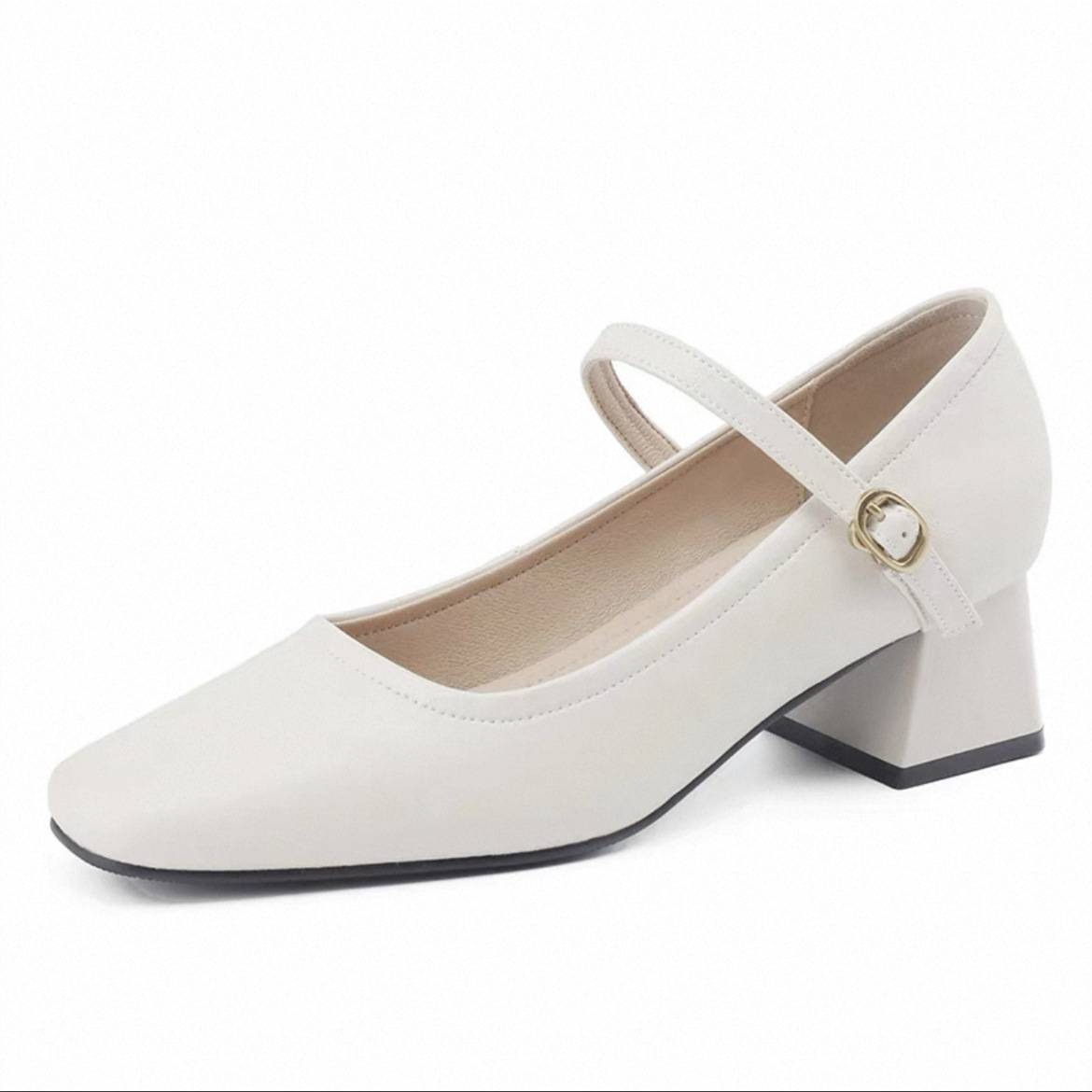 Damen elegante Slingback-Pumps mit komfortablem Blockabsatz R&B