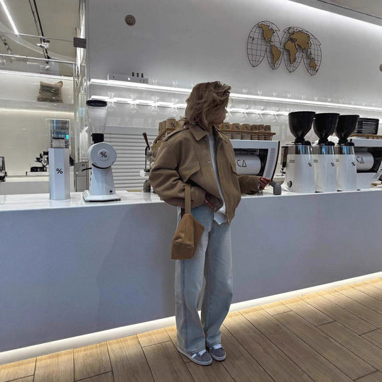 Damen lässige Oversize-Jacke R&B