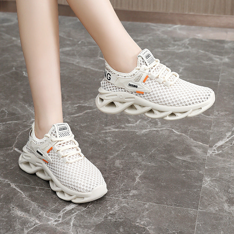 Damen Sportliche Mesh-Sneaker mit dämpfend ergonomischem Sohlenprofil R&B