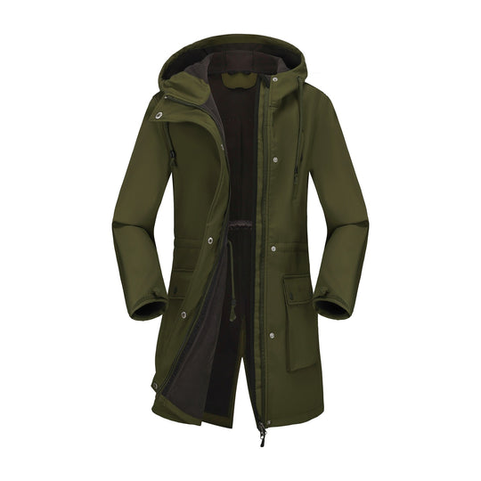 Damen funktionale Outdoor-Jacke mit verstellbarem Taillenzug und Innenfutter R&B