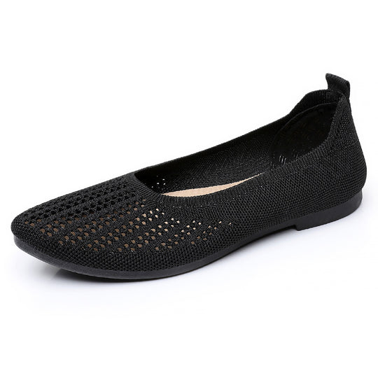 Damen Bequeme Ballerinas aus atmungsaktivem Netzmaterial R&B