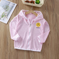 Unisex nan Kinder leichte Kapuzenjacke mit atmungsaktivem Meshstoff und durchgehendem Reißverschluss  R&B
