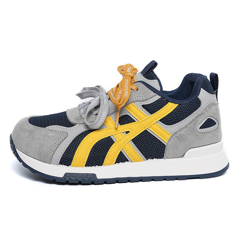 Damen Sportliche Sneaker mit atmungsaktivem Mesh-Obermaterial und dämpfender Sohle R&B