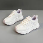 Damen Sportliche Chunky Sneaker mit dämpfendem Sohlenprofil und atmungsaktiver Obermaterialstruktur R&B