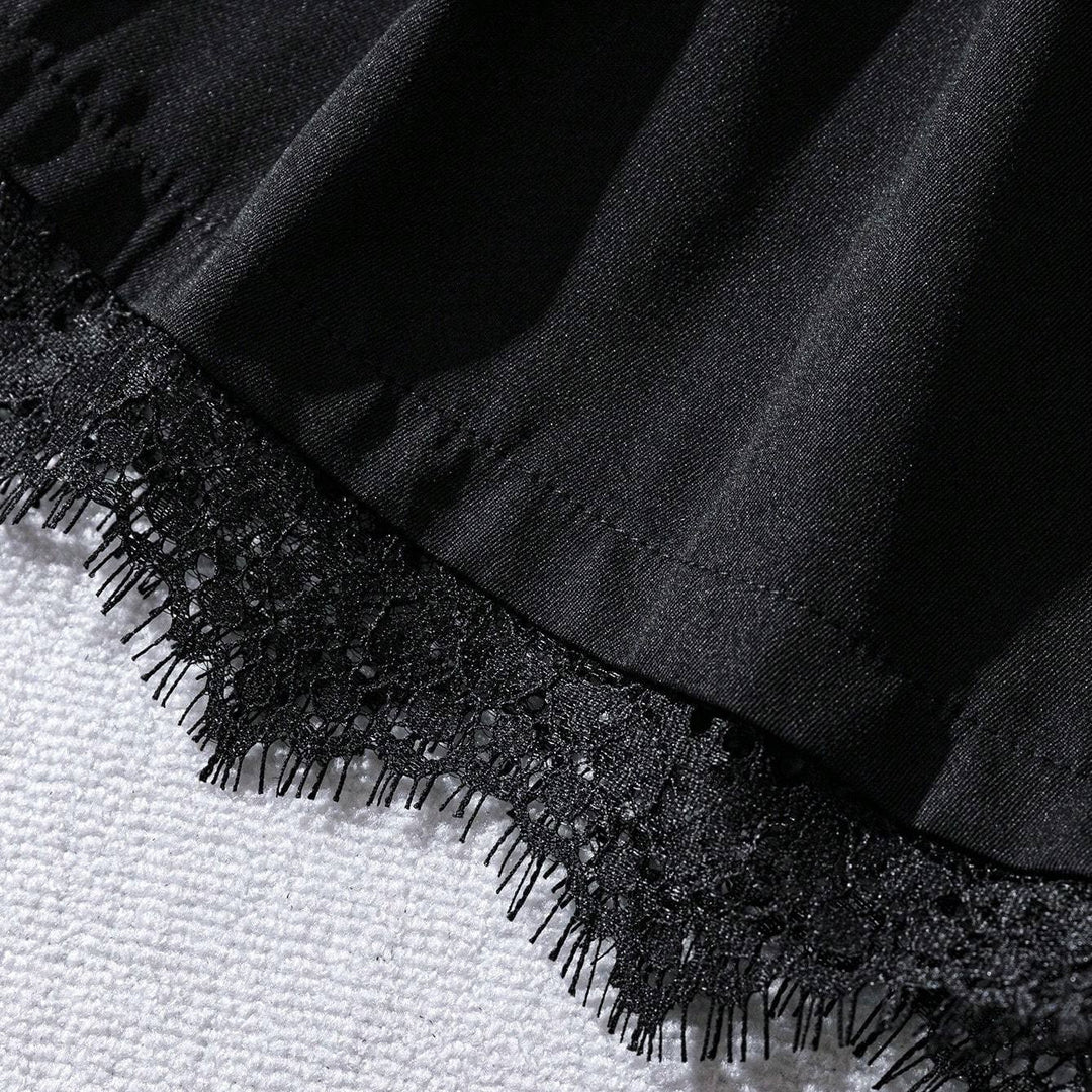Damen Modische Shorts mit Spitzenbesatz R&B