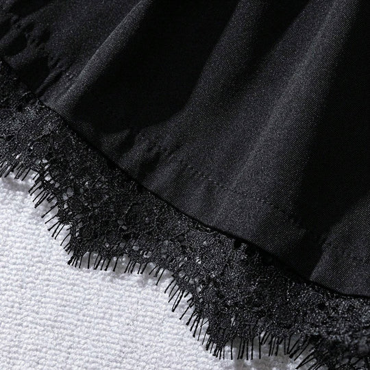 Damen Modische Shorts mit Spitzenbesatz R&B