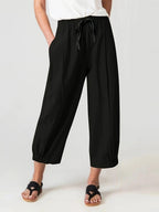 Damen Bequeme Sommerhose mit elastischem Bund R&B