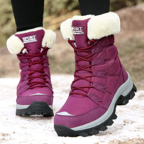 Damen Isolierte Winterstiefel mit rutschfester Sohlenkonstruktion und kuscheligem Innenfutter R&B
