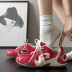 Damen sportliche Sneakers mit innovativem dämpfenden Sohlenprofil R&B