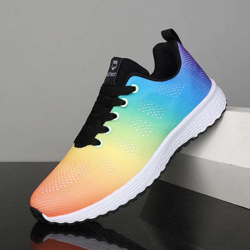 Damen Leichte und atmungsaktive Sport Sneakers mit flexibler Laufsohle R&B