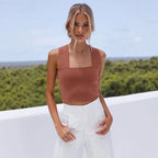Damen Elegante Hochtaillierte Weite Bein Hosen R&B