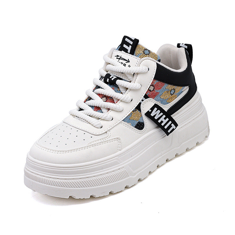 Damen modische Chunky Sneakers mit auffälligem Grafikdesign R&B