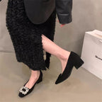 Damen elegante Pumps mit funkelnden Schmuckakzenten R&B