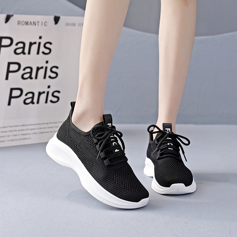 Damen Leichte Atmungsaktive Sneakers mit rutschfester Laufsohle R&B