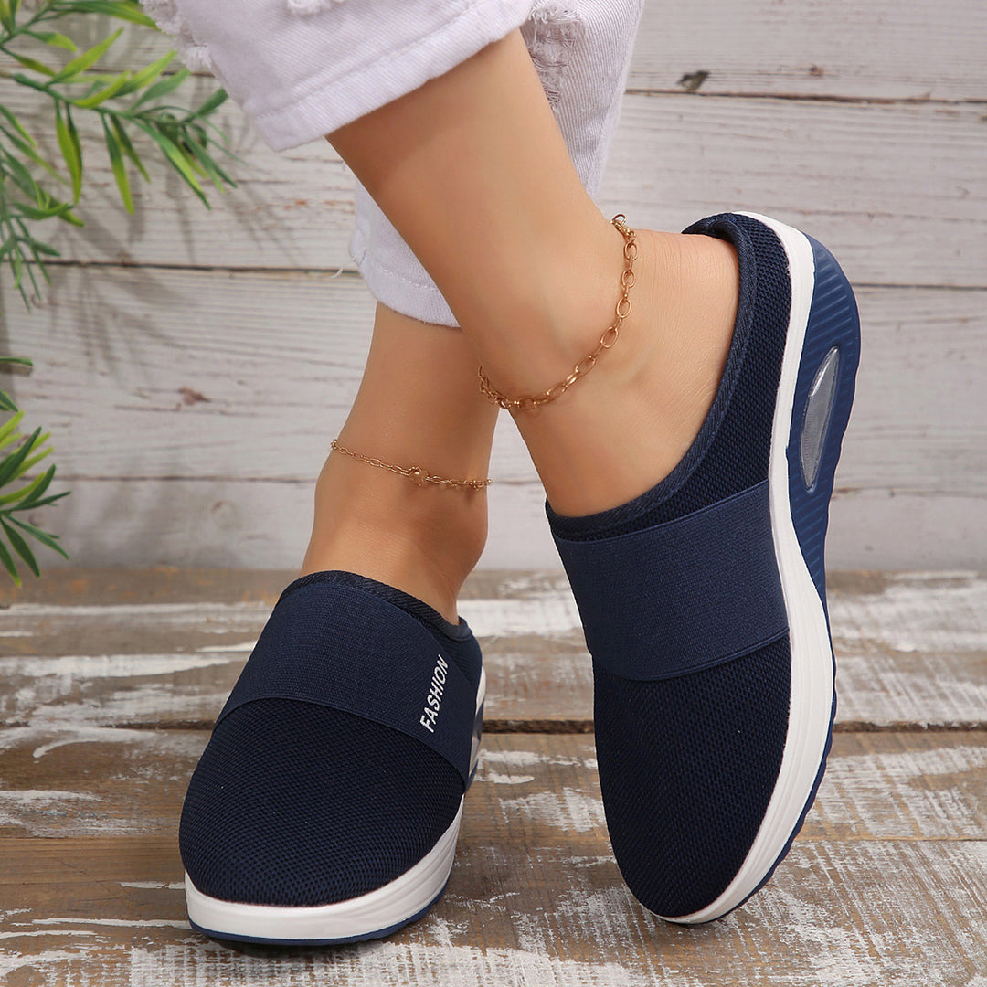 Damen Komfortable Slipper mit atmungsaktivem Obermaterial R&B