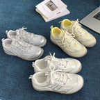 Damen Sportliche Sneakers mit atmungsaktivem Mesh-Obermaterial und dämpfender Sohle R&B